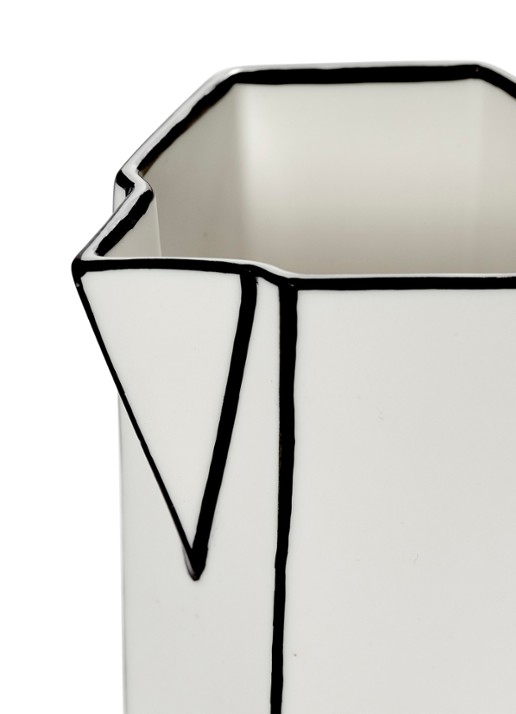 Serax Carte Blanche melkkan - detail 3 wit