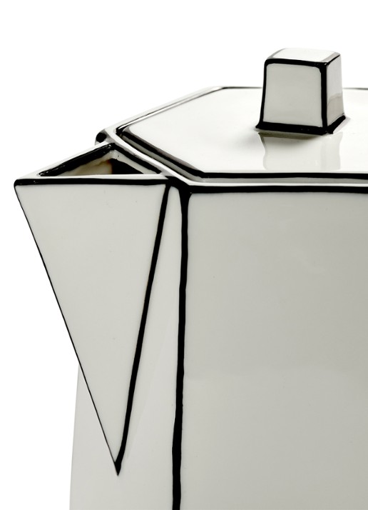 Serax Carte Blanche theepot - detail 4 wit
