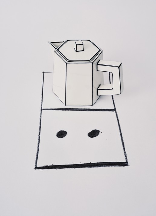 Serax Carte Blanche theepot - detail 5 wit