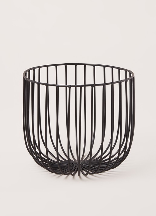 Serax Catu mand 15 cm - voorkant 2 zwart