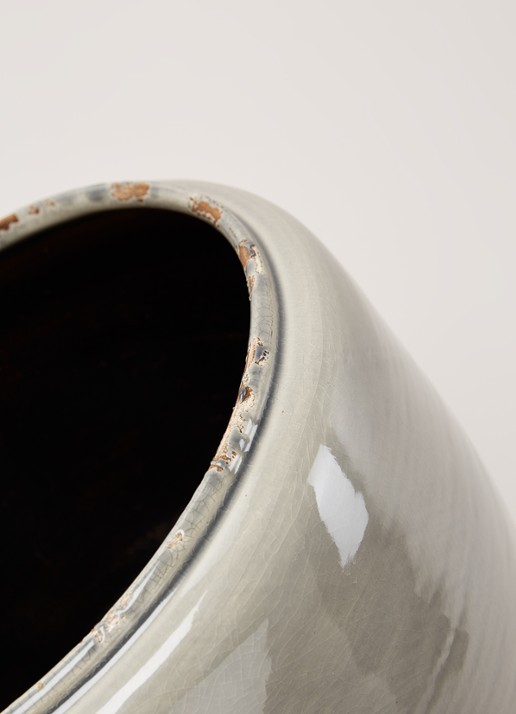 Serax Costa M bloempot van aardewerk voor binnen Ø21 cm - detail lever