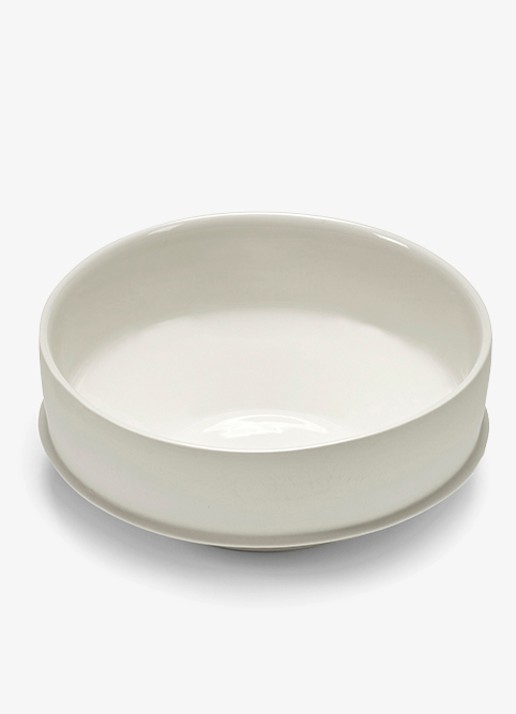 Serax Dune kom 19 cm - voorkant 3 gebroken wit