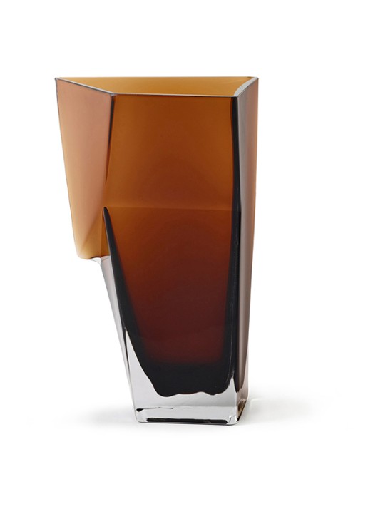 Serax Dunk vaas 33,5 cm - voorkant 2 bruin