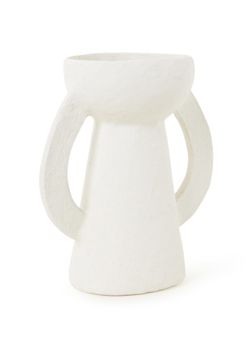 Serax Earth Large vaas 41 cm - voorkant 2 wit