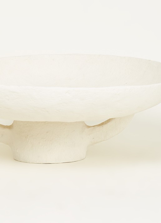 Serax Earth schaal 45 cm  - detail gebroken wit