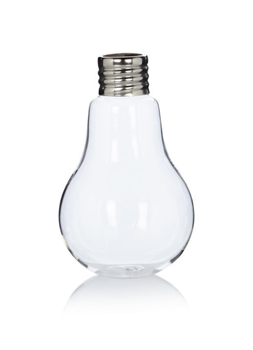 Serax Edison Bulb vaas 16 cm - voorkant transparant
