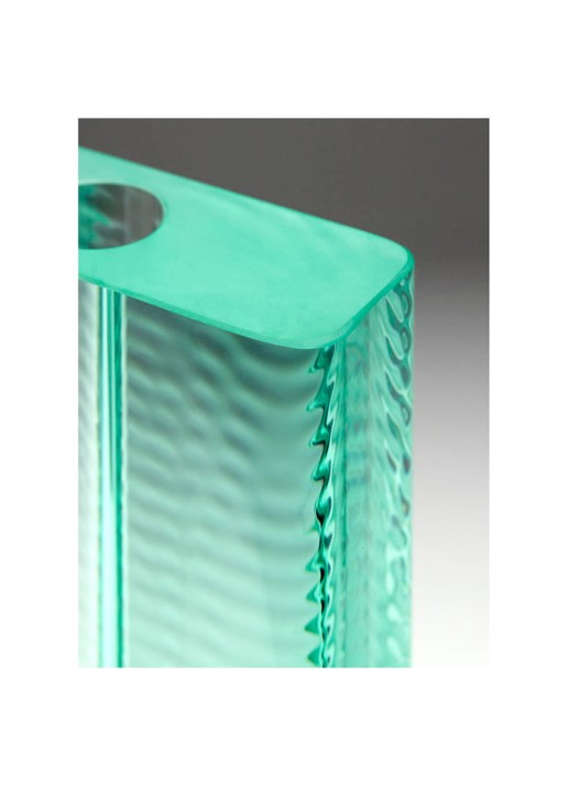 Serax Edu 3 by Ann Demeulemeester vaas 24 cm - detail 4 turquoise