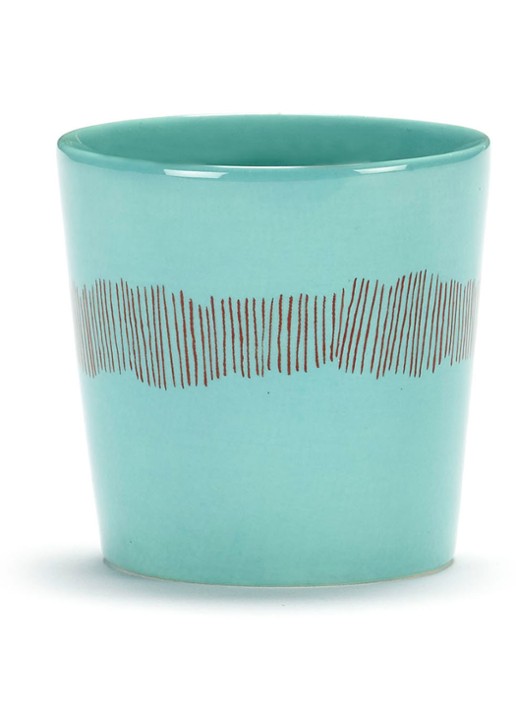 Serax FEAST Azure Swirl-Stripes koffiekopje 25 cl