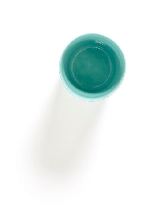 Serax FEAST Azure Swirl-Stripes theekop 33 cl - detail 4 turquoise