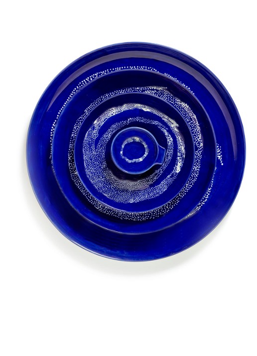 Serax FEAST Lapis Lazuli Swirl-Dots S ontbijtbord 19 cm - detail 6 donkerblauw