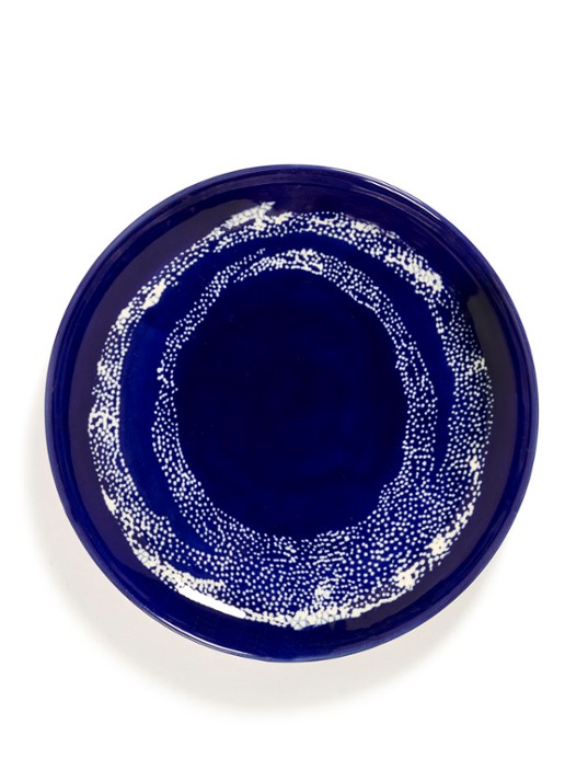 Serax FEAST Lapis Lazuli Swirl-Dots S ontbijtbord 19 cm