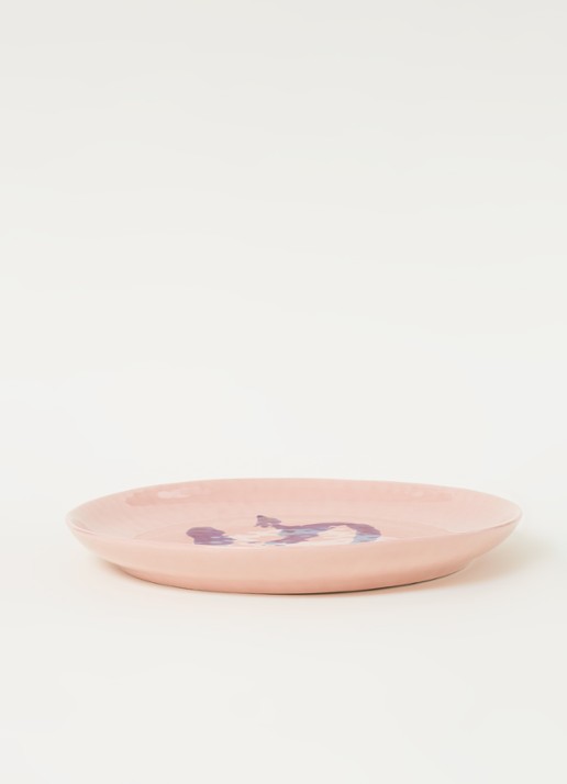 Serax FEAST serveerschaal 35 cm  - voorkant 2 lichtroze