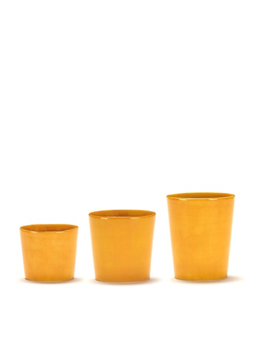 Serax FEAST Sunny Yellow espressokopje 15 cl - detail 4 geel