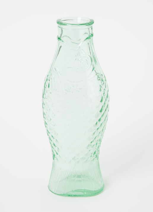 Serax Fish&Fish karaf 1 liter - voorkant 3 lichtgroen