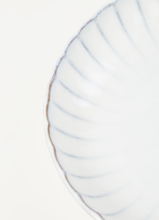 Serax Inku diep bord 19 cm - detail 3 wit