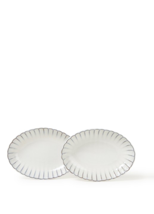 Serax Inku L serveerschaal 19 cm set van 2