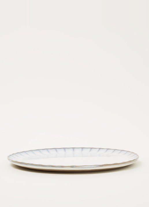 Serax Inku ontbijtbord 21 cm set van 4 - detail wit