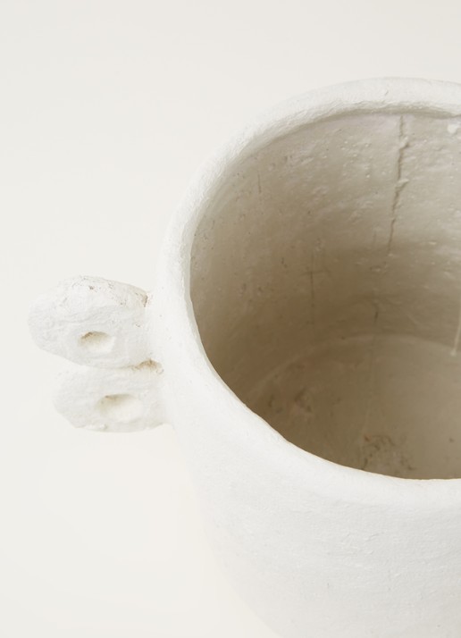 Serax Marie Papier Marche M bloempot 18 cm - detail 3 wit