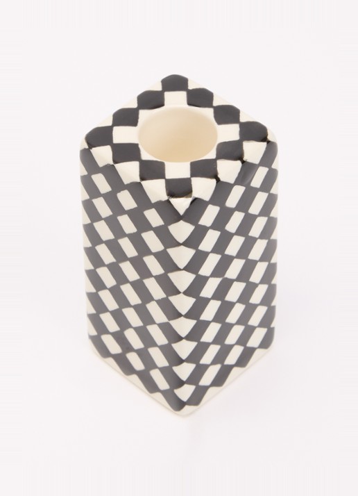 Serax N°1 kandelaar 10 cm - voorkant 2 zwart