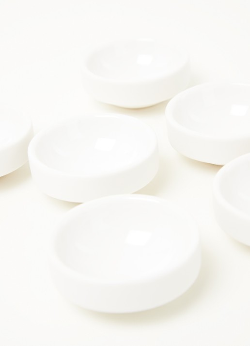 Serax Passe-partout dipschaal 6 cm set van 6  - detail wit