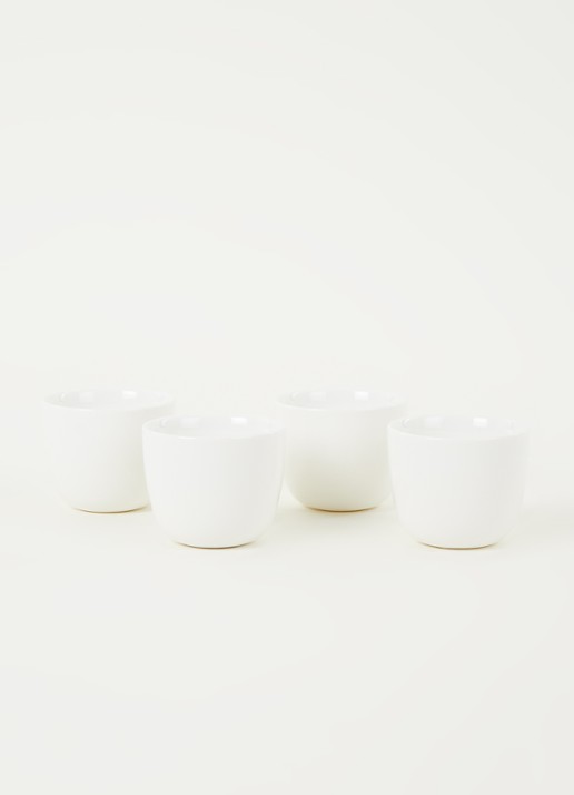 Serax Passe-Partout espressokopje 13,5 cl set van 4  - voorkant 2 wit