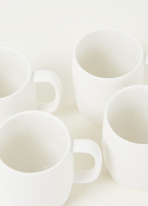 Serax Passe-Partout kopje 33 cl set van 4 - detail wit