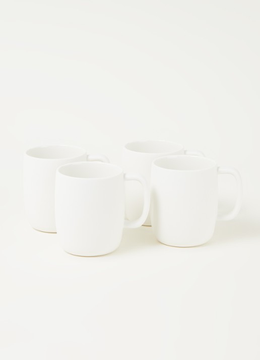 Serax Passe-Partout kopje 33 cl set van 4 - voorkant 3 wit