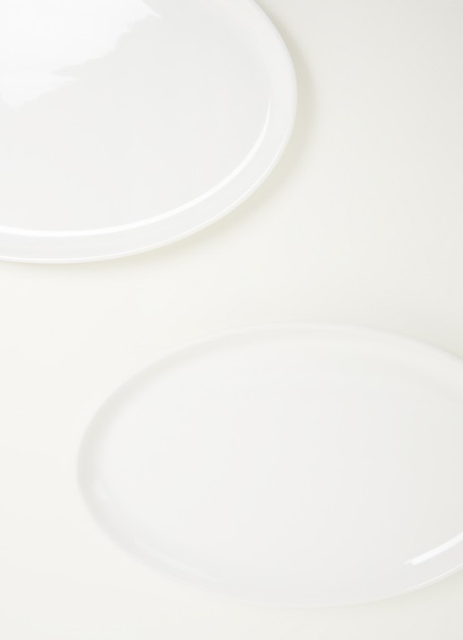 Serax Passe-partout serveerschaal 33 cm set van 2 - detail wit