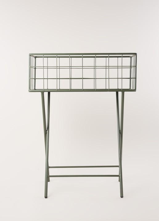 Serax Plantenstandaard voor binnen - 78 cm - voorkant 2 legergroen