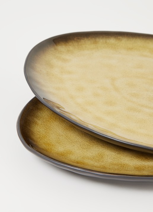 Serax Pure dinerbord ovaal 27,5 cm set van 2