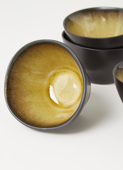 Serax Pure dipschaal 7,5 cm set van 4 - detail 3 geel