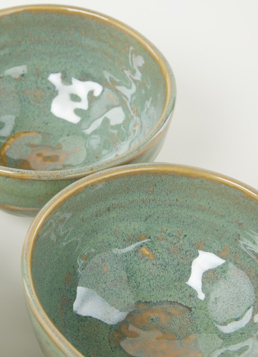 Serax Pure kom 10 cm set van 4 - detail 3 zeegroen