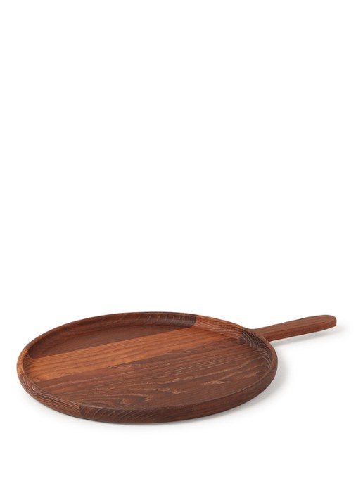 Serax Pure Pan L dienblad van hout 35 cm - voorkant donkerbruin