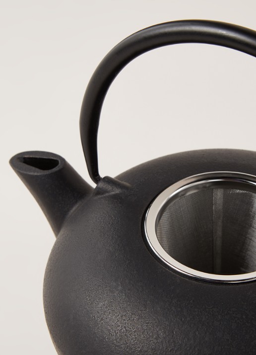 Serax Pure theepot 1 liter - detail zwart