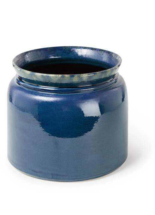 Serax Reactive Blue L bloempot van keramiek voor binnen Ø30 cm