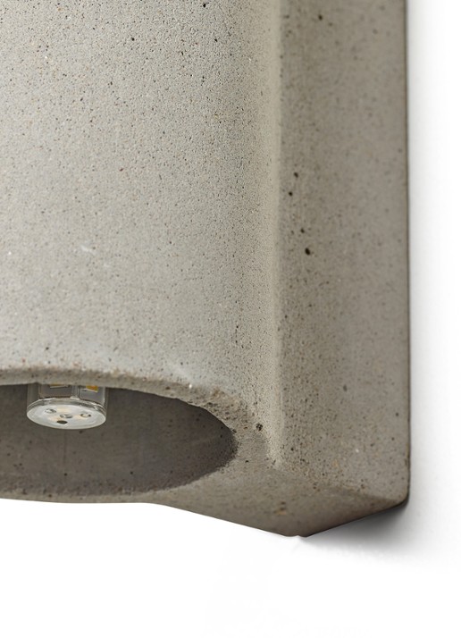 Serax Shape wandlamp 11,5 cm - detail 4 lichtgrijs