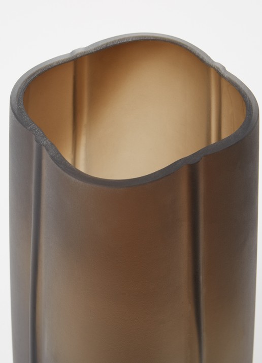 Serax Shapes vaas 40 cm - voorkant 2 donkerbruin