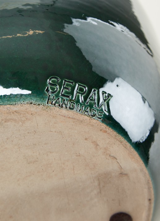 Serax Sierpot M van keramiek voor binnen Ø23 cm - detail 3 groen