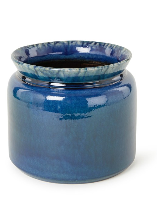 Serax Sierpot M van keramiek voor binnen Ø23 cm - voorkant 2 blauw