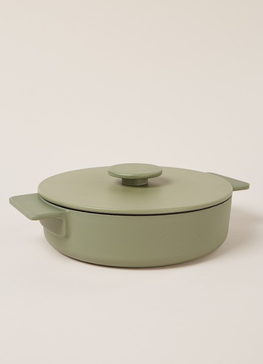 Serax Surface by Sergio Herman braadpan Ø23 cm - voorkant 2 groen