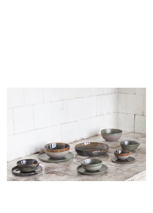 Serax Surface diep bord 16 cm - voorkant 2 donkerblauw