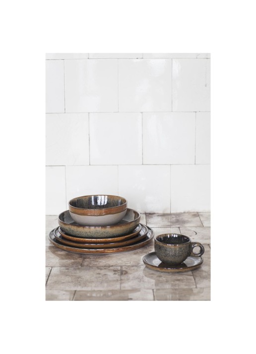 Serax Surface diep bord 19 cm - voorkant 2 donkerblauw