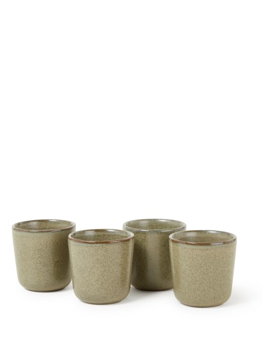 Serax Surface espressokopje 8 cl set van 4