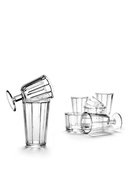 Serax Surface longdrinkglas 38 cl - voorkant 2 transparant