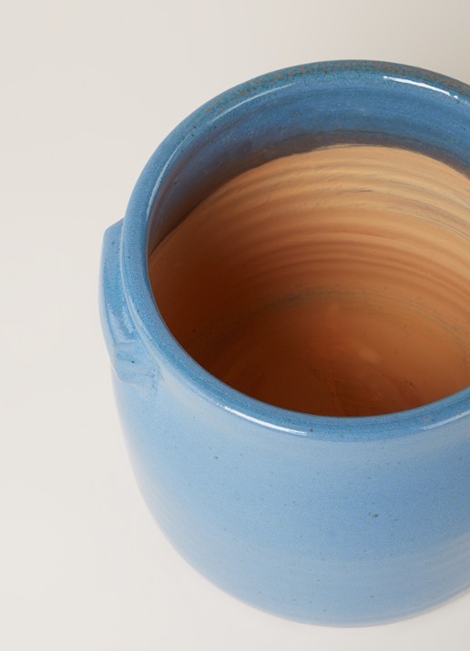 Serax Tabor S bloempot voor binnen Ø22 cm - detail 3 blauw