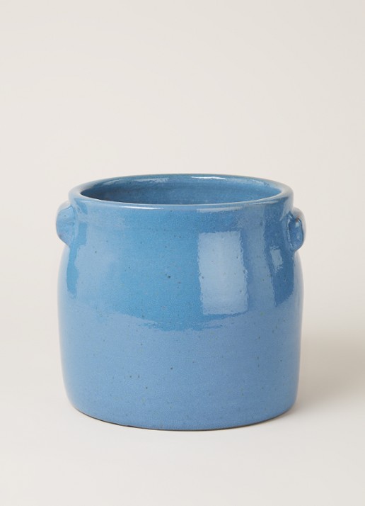 Serax Tabor S bloempot voor binnen Ø22 cm - voorkant 2 blauw