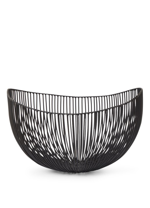 Serax Tale mand 33 x 30 cm - voorkant zwart