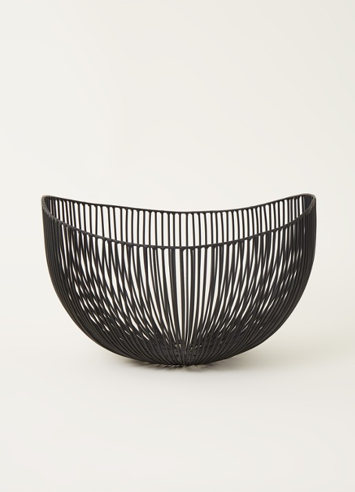Serax Tale mand 33 x 30 cm - voorkant 2 zwart