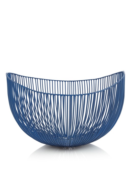 Serax Tale schaal 33 cm - voorkant blauw