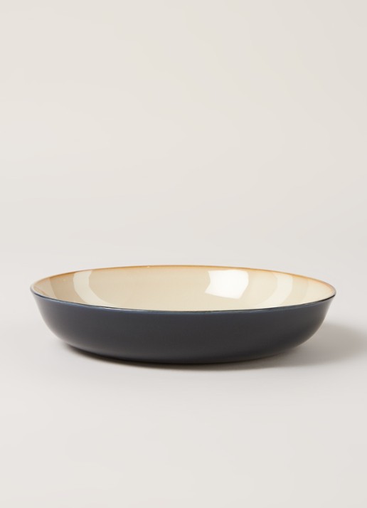 Serax Terres de Rêves diep bord 21 cm  - voorkant 2 donkerblauw